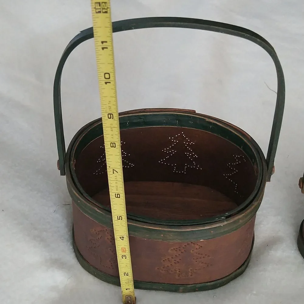 Christmas Tree Bundle of 2 Small Baskets
